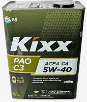 Масло моторное KIXX PAO C3 5W-40 1л