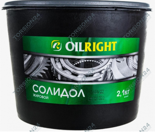 Солидол"Ж" 2,1кг OILRIGHT фото Солидол"Ж" 2,1кг OILRIGHT