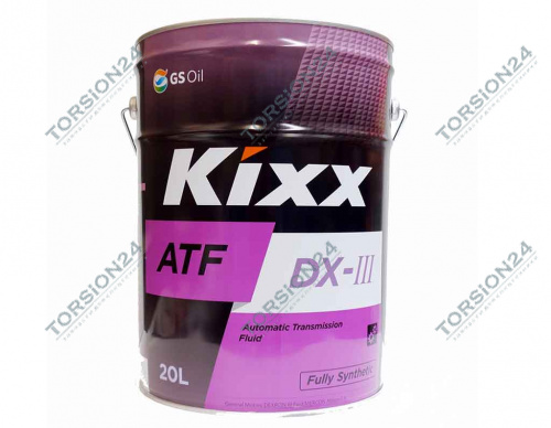 Масло трансмиссионное KIXX ATF DX III, 20л фото Масло трансмиссионное KIXX ATF DX III, 20л