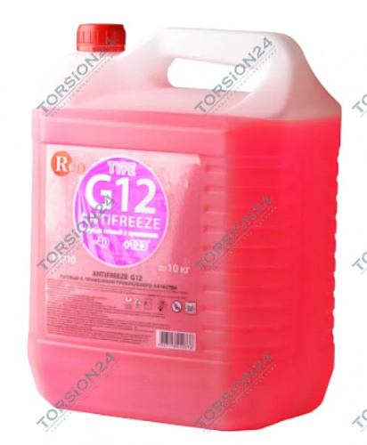 Антифриз Octafluid G-12 красный 10 кг фото Антифриз Octafluid G-12 красный 10 кг