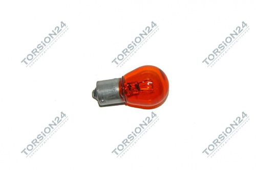 Лампа 12V 21W BAU15s желтые фото Лампа 12V 21W BAU15s желтые