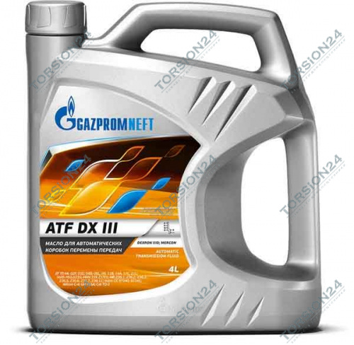 Масло трансмиссионное Gazpromneft ATF DX III, 4л фото Масло трансмиссионное Gazpromneft ATF DX III, 4л
