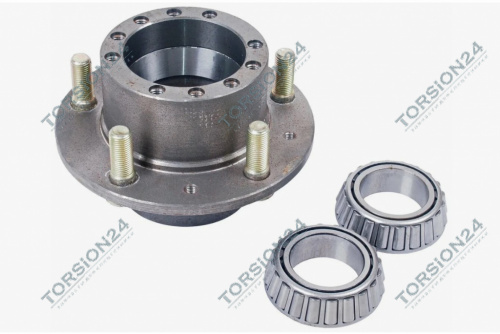 Ступица колеса перед/зад 85мм Н/О в сборе (шпильки,подшипники) ОАО УАЗ
