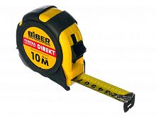 Рулетка 10м (в обрезиненном корпусе) (Biber)
