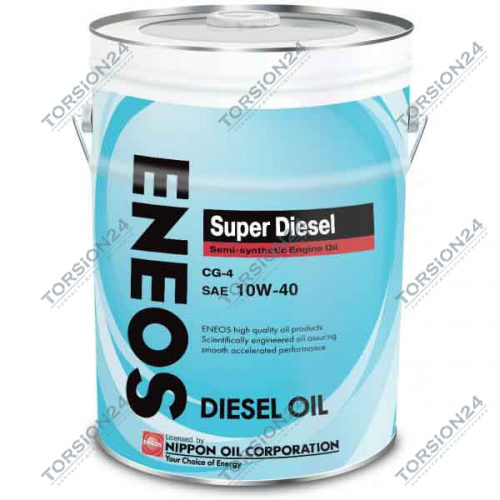 Масло моторное Eneos Super Diesel 10W-40 API CG-4, 20л