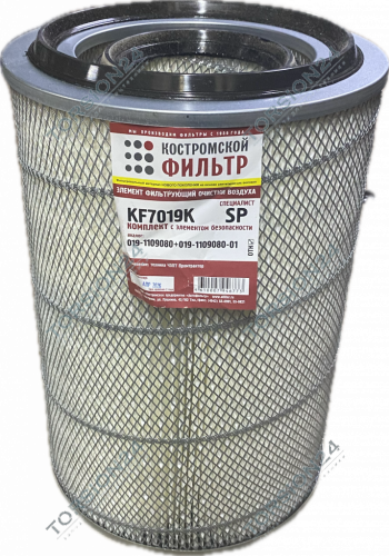 Воздушный фильтр комплект ЭФВ 019-1109080 Воздушный фильтр комплект ЭФВ 019-1109080