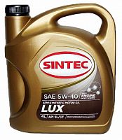 Масло моторное SINTEC Люкс 5W-40 API SL/CF, 4л