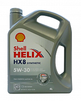 Масло моторное SHELL Helix HX8 Synthetic 5W-30  API SL/CF ,4л