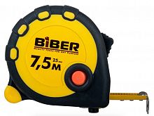 Рулетка  7,5м (в обрезиненном корпусе (Biber)