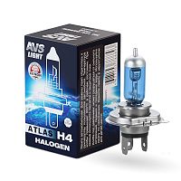 Лампа 12V 60/55W P43t Н4 AVS Atlas 5000K