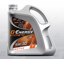 Масло моторное G-Energy Synthetic Active 5W-30 API SL/CF, 4л 