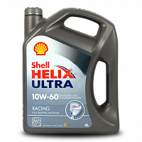 Масло моторное SHELL Helix Ultra Racing 10W-60 API SN/CF, 4л