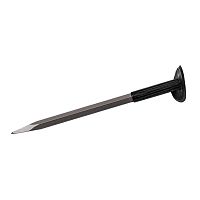 Зубило 15мм (L=300мм) (точечное) с прорезиненной ручкой (Biber)