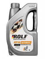 Масло трансмиссионное ROLF ATF III 4л